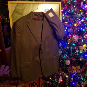 Mens Brown Pattern New Suit
